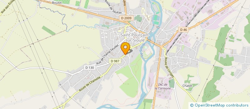 localisation de l'entreprise MADAME LAURIE DAJOUX à SAINT-POURCAIN-SUR-SIOULE