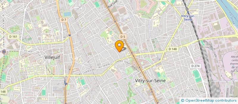 localisation de l'entreprise MADAME LAURIE DALLA RIVA  VITRY-SUR-SEINE