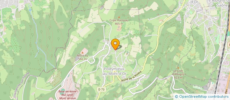 localisation de l'entreprise MADAME LAURIE DARROUX à POLEYMIEUX-AU-MONT-D'OR