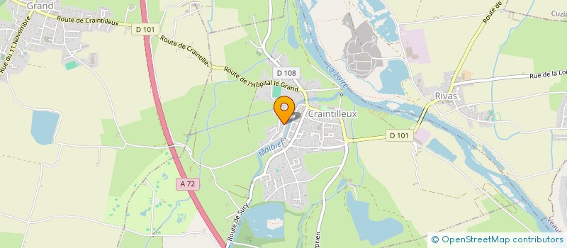 localisation de l'entreprise MADAME LAURIE DAUDET  CRAINTILLEUX