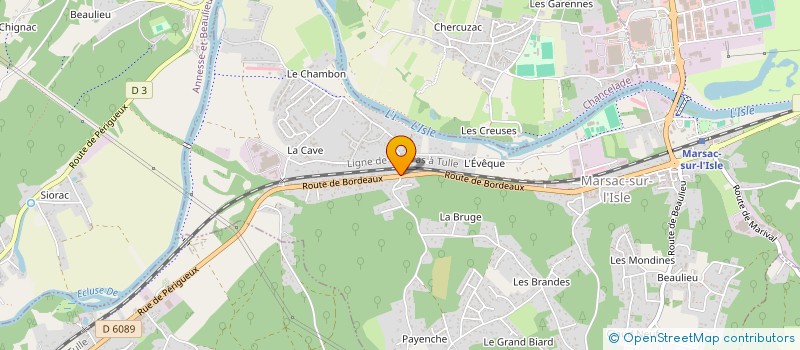 localisation de l'entreprise MADAME LAURIE DELALEE  MARSAC-SUR-L'ISLE