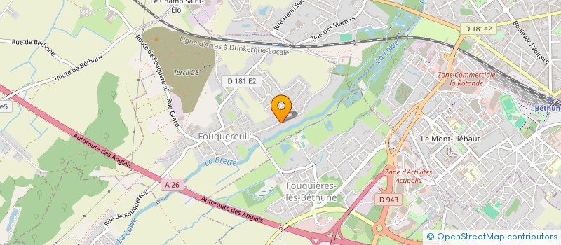 localisation de l'entreprise MADAME LAURIE DELETTRE  FOUQUEREUIL