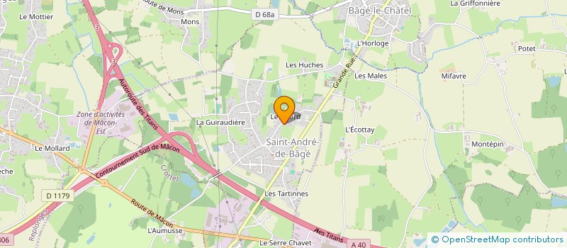 localisation de l'entreprise MADAME LAURIE DELOGE  SAINT-ANDRE-DE-BAGE