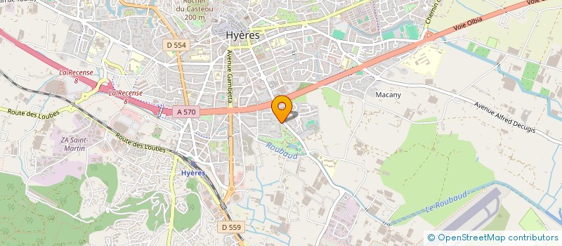 localisation de l'entreprise MADAME LAURIE DEMUTH  HYERES