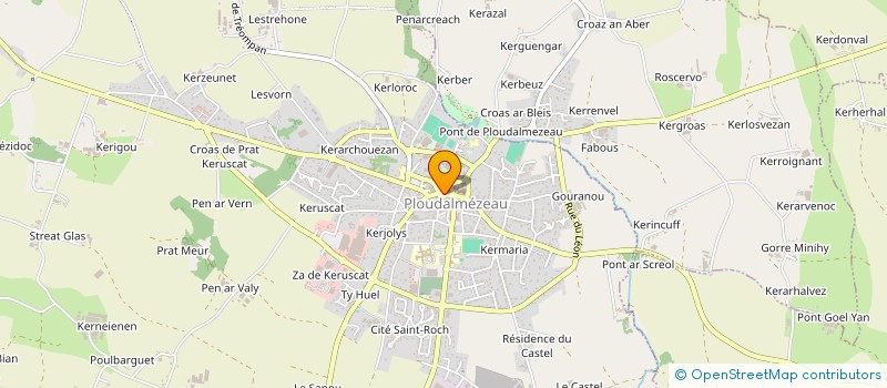 localisation de l'entreprise MADAME LAURIE DESMIS  PLOUDALMEZEAU