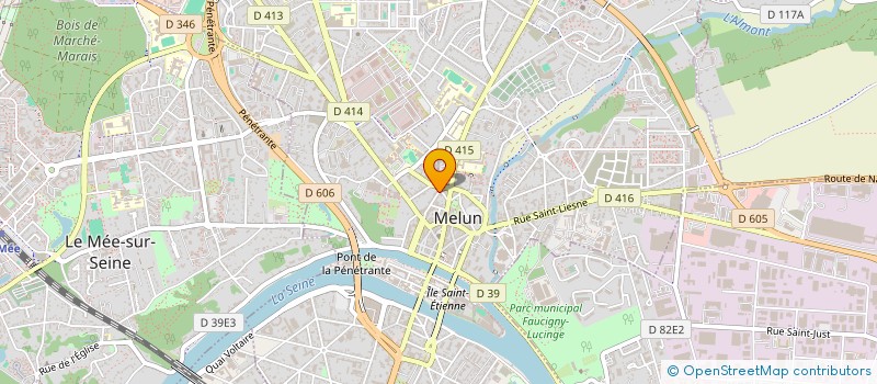 localisation de l'entreprise MADAME LAURIE DEVILLE à MELUN
