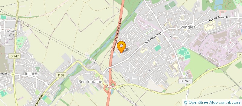 localisation de l'entreprise MADAME LAURIE DIERCKENS  WINGLES