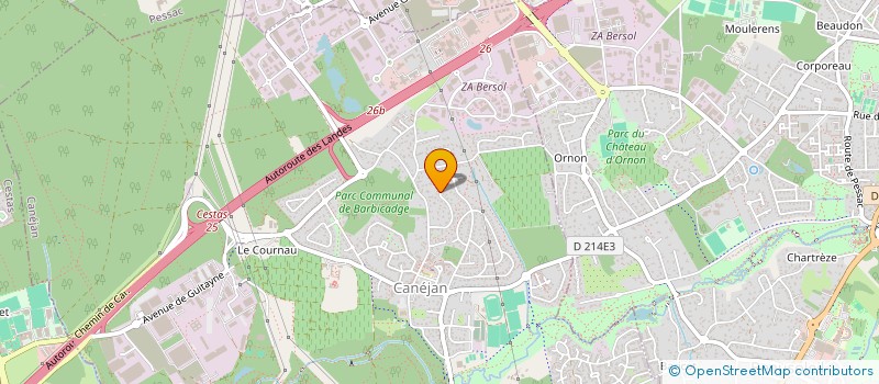 localisation de l'entreprise MADAME LAURIE DUTARTRE  CANEJAN