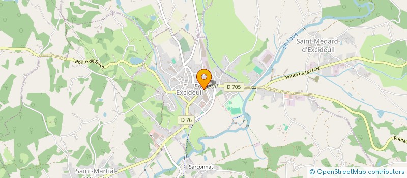 localisation de l'entreprise MADAME LAURIE DUVAL  EXCIDEUIL