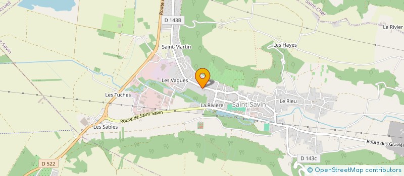 localisation de l'entreprise MADAME LAURIE DUVILLARD  SAINT-SAVIN