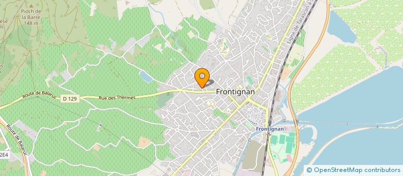 localisation de l'entreprise MADAME LAURIE EGEA à FRONTIGNAN