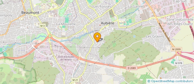 localisation de l'entreprise MADAME LAURIE ERIKA BARBE  AUBIERE