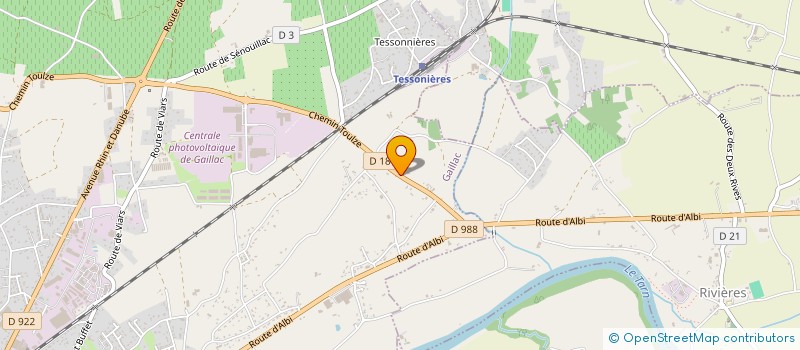 localisation de l'entreprise MADAME LAURIE ESCROUZAILLES  GAILLAC