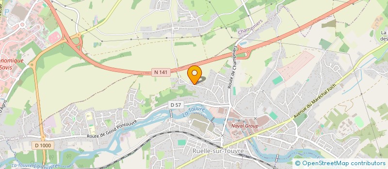 localisation de l'entreprise MADAME LAURIE FACCHINI  RUELLE-SUR-TOUVRE