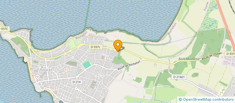 localisation de l'entreprise MADAME LAURIE FAVREAU  FOURAS