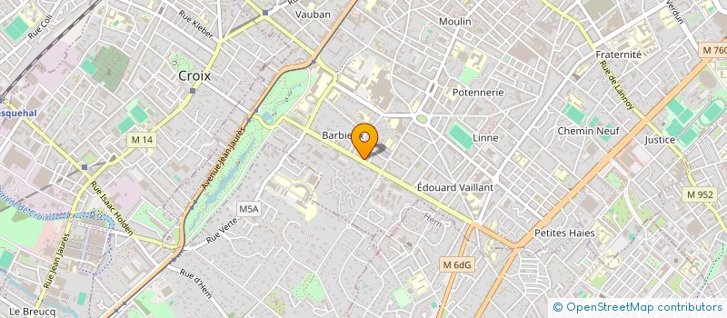 localisation de l'entreprise MADAME LAURIE FESSON  ROUBAIX