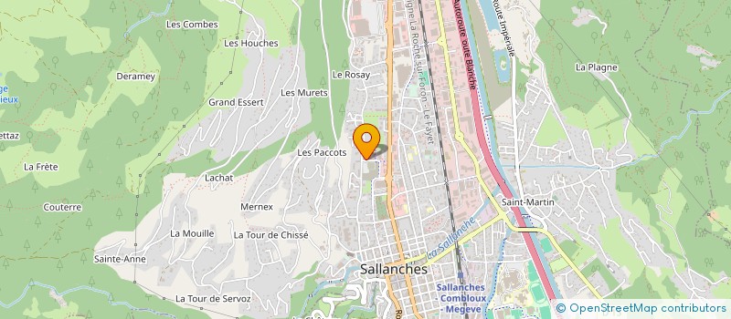 localisation de l'entreprise MADAME LAURIE FICHOT  SALLANCHES