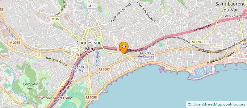 localisation de l'entreprise MADAME LAURIE FLICKINGER à CAGNES-SUR-MER