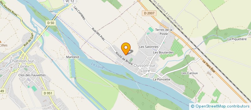 localisation de l'entreprise MADAME LAURIE FOURNIER  OUSSON-SUR-LOIRE