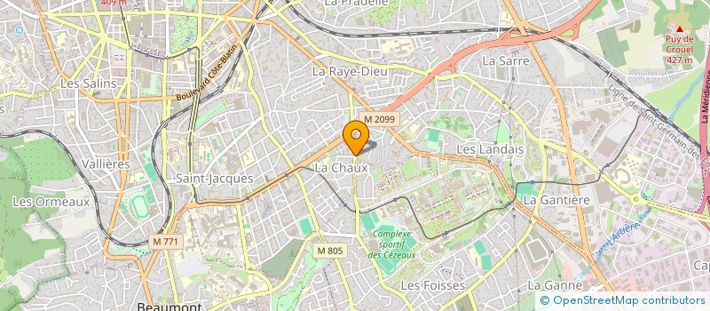 localisation de l'entreprise MADAME LAURIE FRANCOMME  CLERMONT-FERRAND