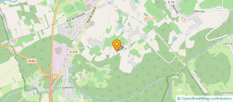 localisation de l'entreprise MADAME LAURIE GENTUSA  FOUGEROLLES-SAINT-VALBERT