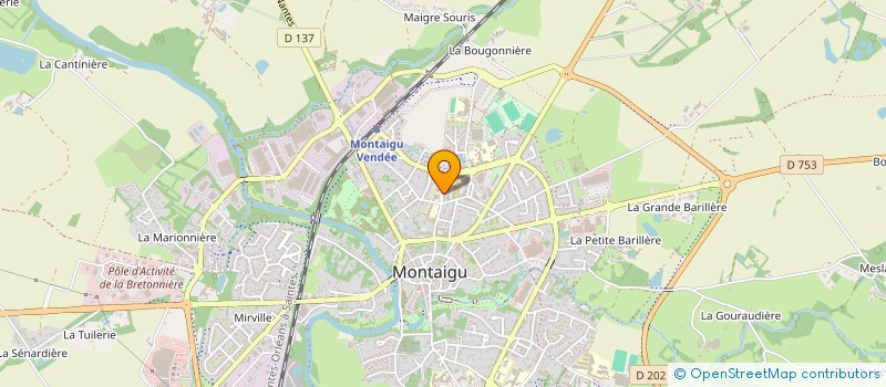 localisation de l'entreprise MADAME LAURIE GHALI à MONTAIGU-VENDEE