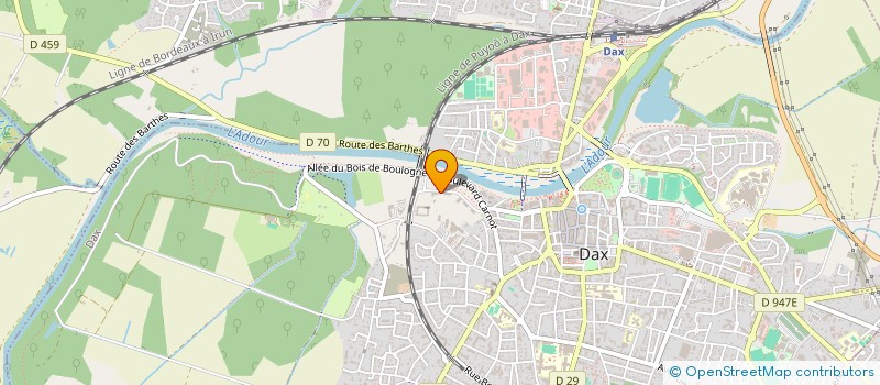 localisation de l'entreprise MADAME LAURIE GIANNETTA  DAX