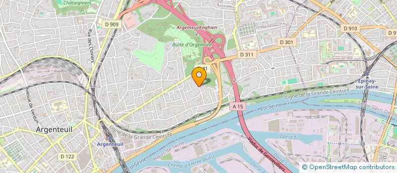 localisation de l'entreprise MADAME LAURIE GIRIN  ARGENTEUIL