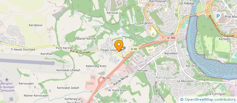 localisation de l'entreprise MADAME LAURIE GLOAGUEN à PLUGUFFAN