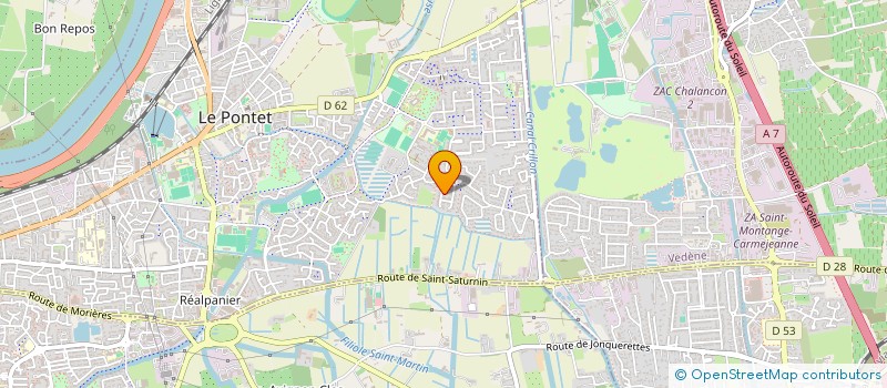 localisation de l'entreprise MADAME LAURIE GONCALVES FIGUEIRA  LE PONTET