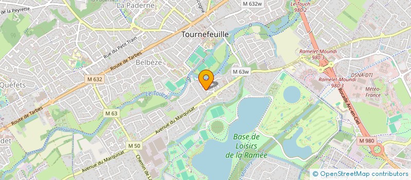 localisation de l'entreprise MADAME LAURIE GRACIA  TOURNEFEUILLE