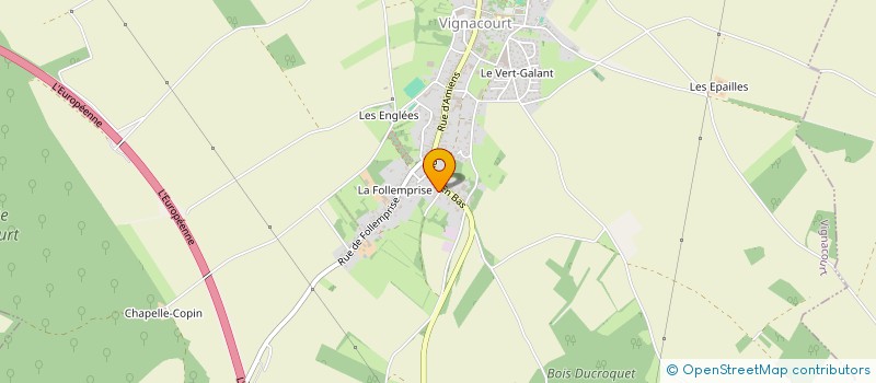 localisation de l'entreprise MADAME LAURIE GRICOURT  VIGNACOURT