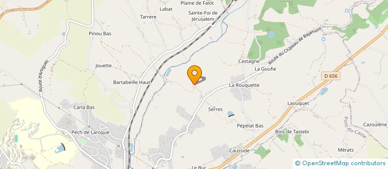 localisation de l'entreprise MADAME LAURIE GUILLEMOIS  BAJAMONT