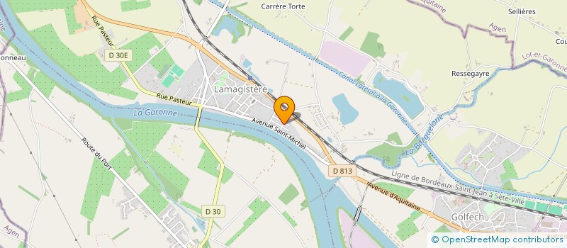 localisation de l'entreprise MADAME LAURIE GUITTON  LAMAGISTERE