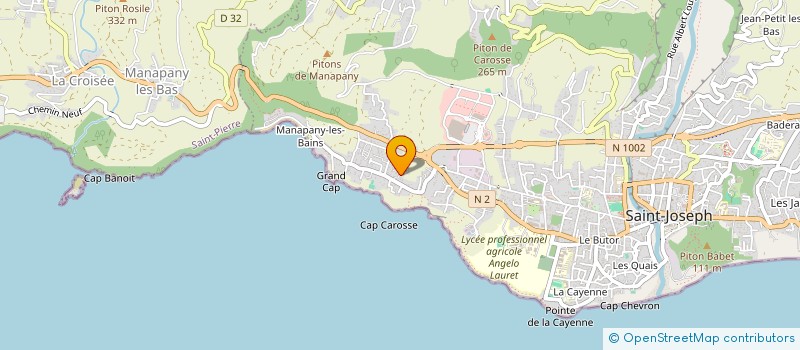 localisation de l'entreprise MADAME LAURIE HASSAMBAY  SAINT-JOSEPH