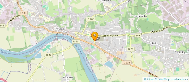 localisation de l'entreprise MADAME LAURIE HATTINGUAIS à TREVOUX