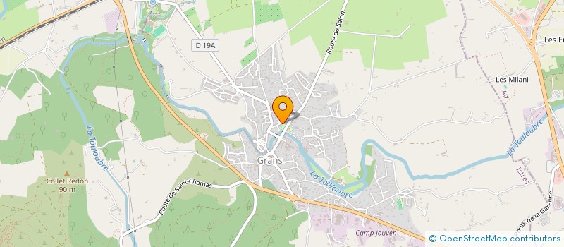 localisation de l'entreprise MADAME LAURIE HUGUES  GRANS