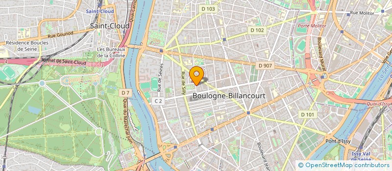 localisation de l'entreprise MADAME LAURIE JOHNSTON à BOULOGNE-BILLANCOURT