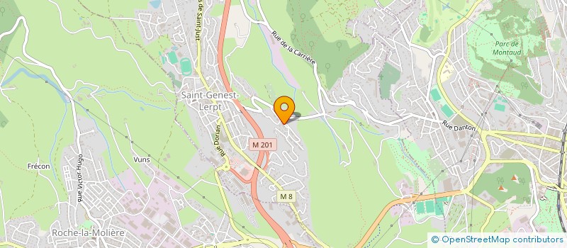 localisation de l'entreprise MADAME LAURIE JOURDE  SAINT-GENEST-LERPT