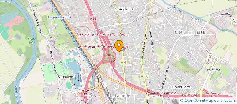 localisation de l'entreprise MADAME LAURIE JOUVE  TOULOUSE