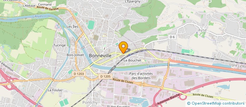 localisation de l'entreprise MADAME LAURIE-JOY CARPENTRAS  BONNEVILLE