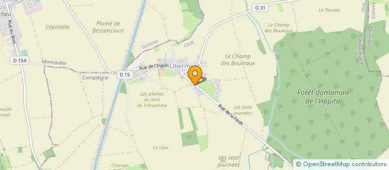 localisation de l'entreprise MADAME LAURIE KISSA  LIBERMONT