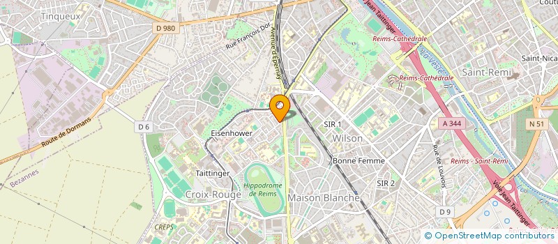 localisation de l'entreprise MADAME LAURIE KUBIK  REIMS