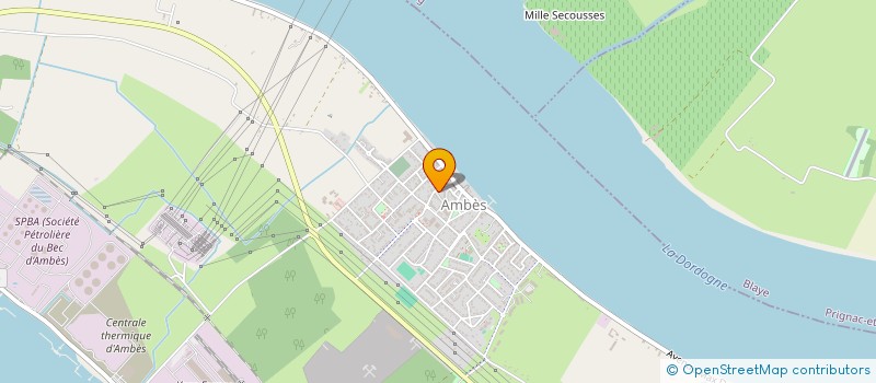 localisation de l'entreprise MADAME LAURIE LAFARGUE  AMBES