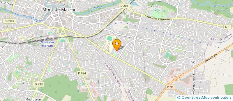 localisation de l'entreprise MADAME LAURIE LAFON  MONT-DE-MARSAN