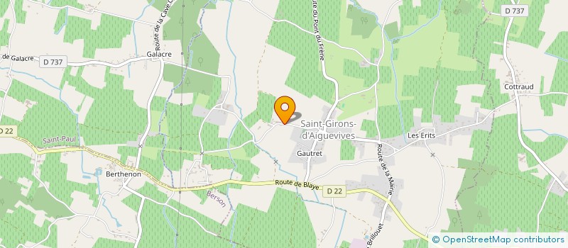 localisation de l'entreprise MADAME LAURIE LAURIE TAVITIAN  SAINT-GIRONS-D AIGUEVIVE