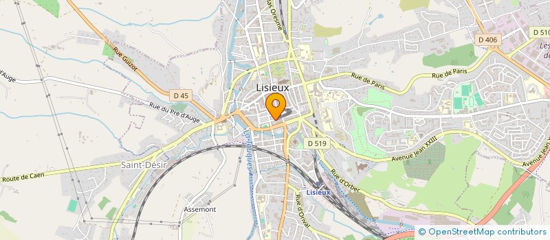 localisation de l'entreprise MADAME LAURIE LECOQ  LISIEUX