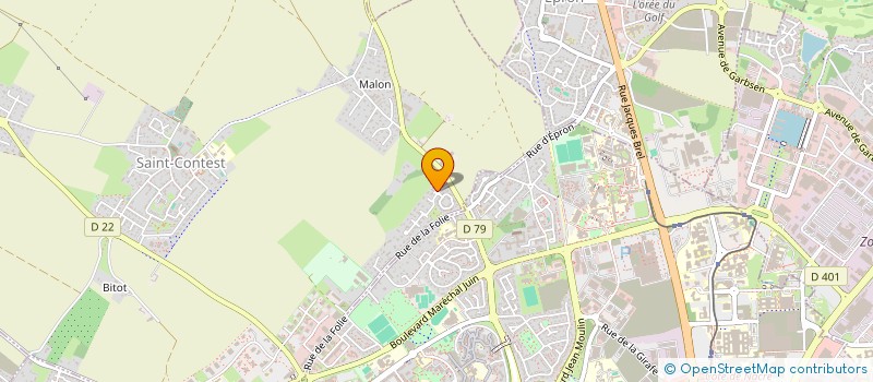 localisation de l'entreprise MADAME LAURIE LEJEMTEL  SAINT-CONTEST