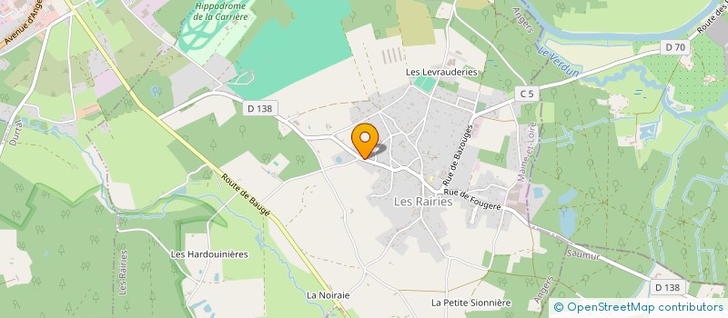 localisation de l'entreprise MADAME LAURIE LENOIR  LES RAIRIES