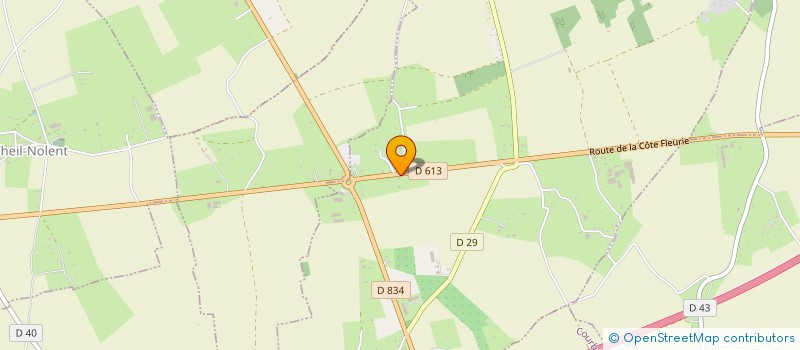 localisation de l'entreprise MADAME LAURIE LEPRINCE  THIBERVILLE